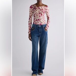 Danka Long Sleeve Stretch Silk Top
Isabel Marant - New - Designer Top